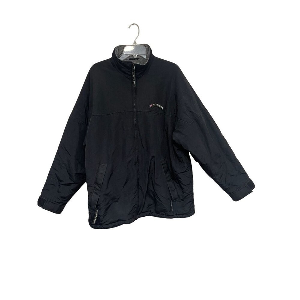 Ralph Lauren Polo Jeans Co. Men's‎ Vintage Black Casual Jacket Coat Size Large